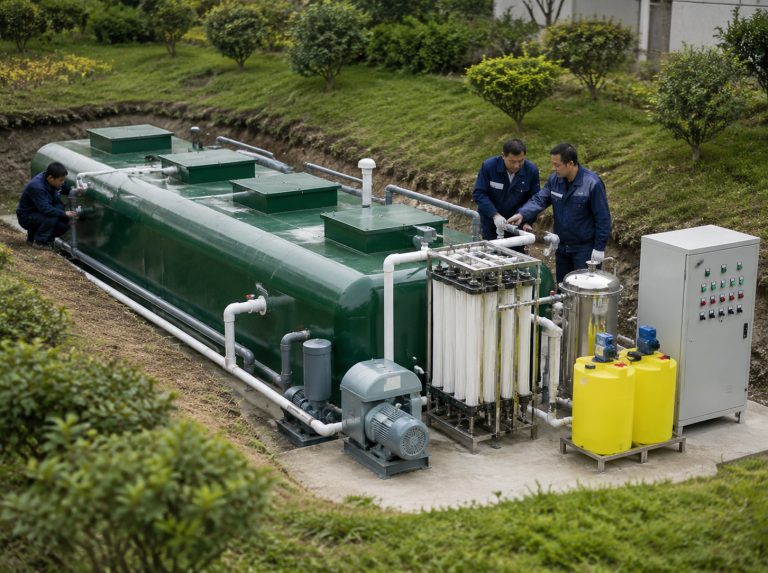 中山区地埋式AAO/MBR生活污水处理设备
